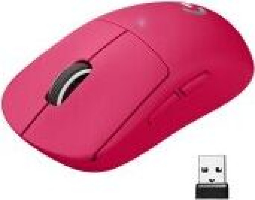 G PRO X SUPERLIGHT - Mus - optisk - 5 knapper - trådløs - 2.4 GHz - USB Logitech LIGHTSPEED-mottaker - rosa