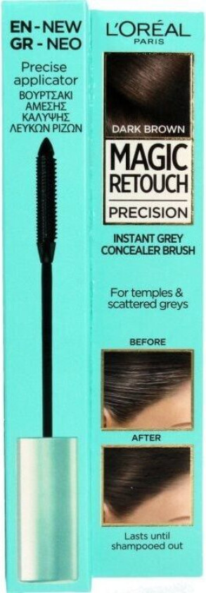 L'Oréal Paris Magic Retouch Precision 2 Dark Brown 8ml
