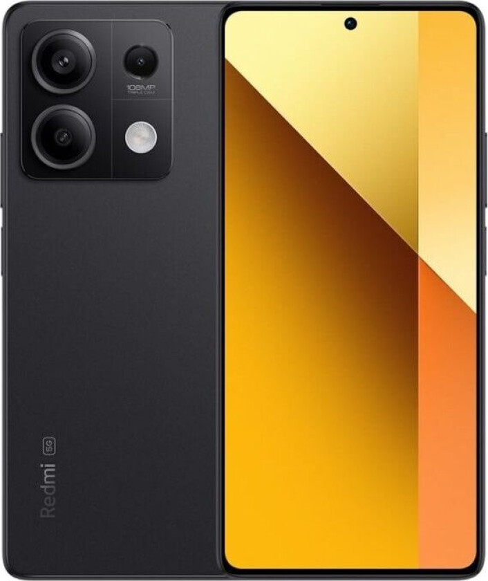 Xiaomi Redmi Note 13 5G - 5G smarttelefon - dobbelt-SIM - RAM 8 GB / Internminne 256 GB - microSD slot - OLED-display - 6.67" - 2400 x 1080 piksler (