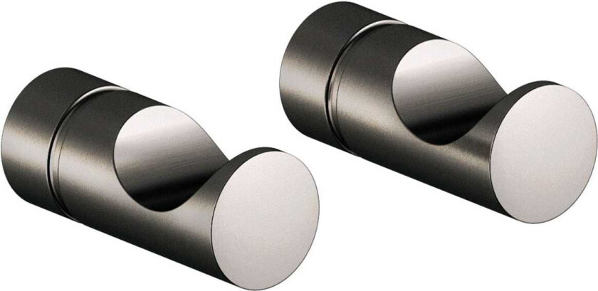 Silhouet Håndklekroker 2 stk. - Børstet Grafitt