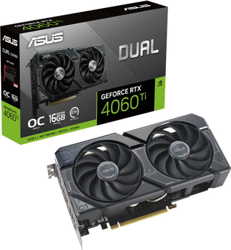 Asus GeForce RTX 4060 Ti 16GB Dual OC