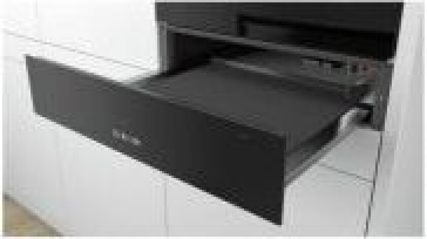 Serie   6 BIC510NB0 - Oppvarmingsskuff - innebygd - fordypning - bredde: 56 cm - dybde: 55 cm - høyde: 14 cm - vulkansvart