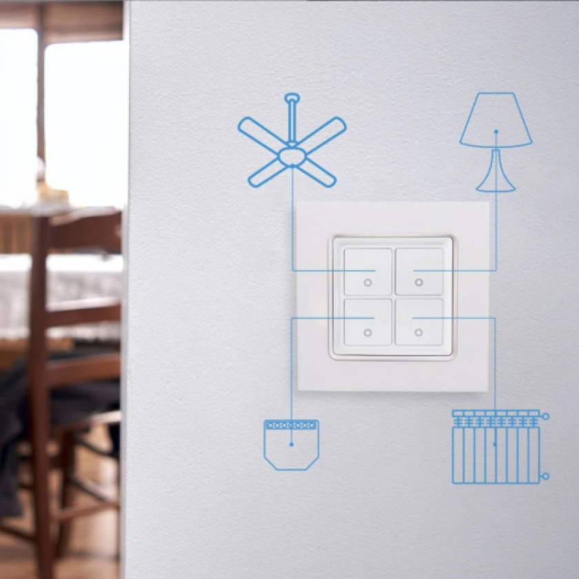 Wall Switch 4 - White