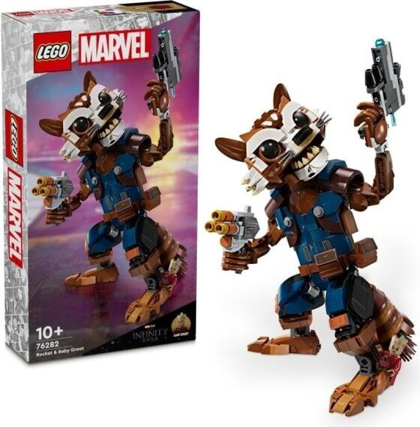 Lego Super Heroes - Rocket Og Groot Som Liten 76282