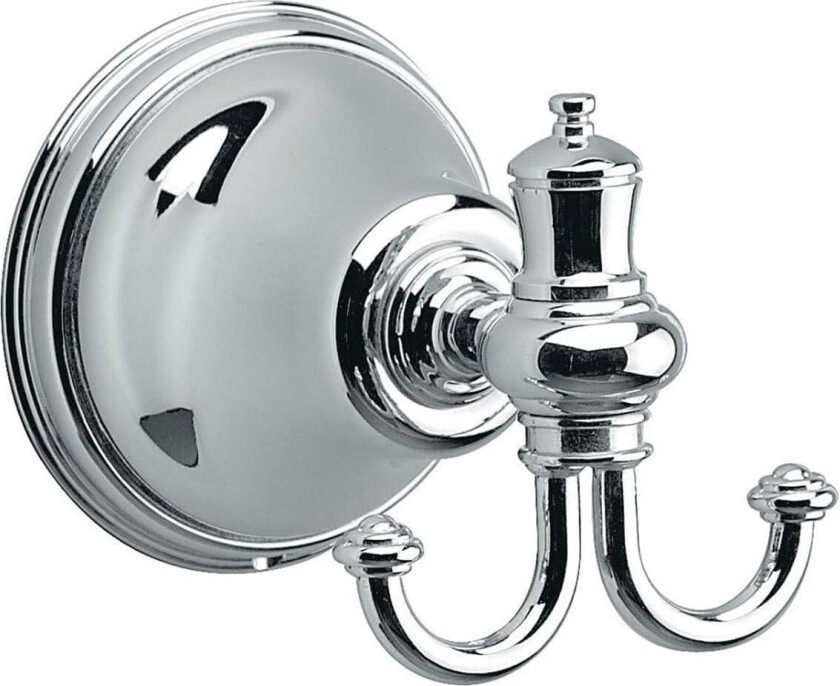 Bilde av Tradition Håndklekrok Dobbel - Krom