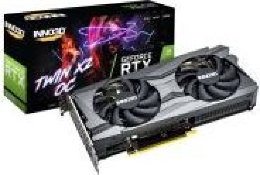 InnoVISION Inno3D GeForce RTX 3060 TWIN X2 OC - Grafikkort - GF RTX 3060 - 12 GB GDDR6 - PCIe 4.0 x16 - HDMI, 3 x DisplayPort - LHR