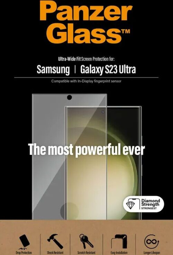 Panzerglass Ultra-wide Fit Samsung Galaxy S23 Ultra