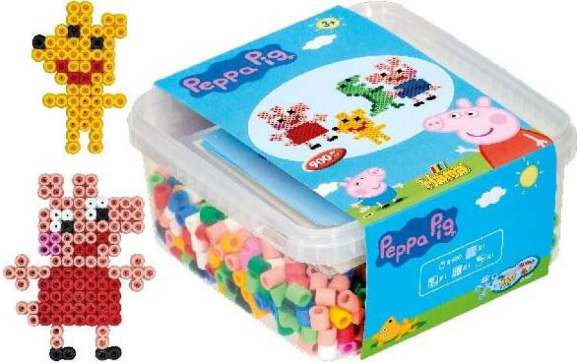 Maxi Perlesett 900 Perler - Peppa Gris