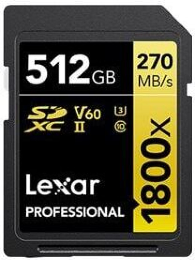 Professional Gold 1800x SD - 280MB/s - 512GB