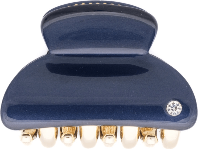 DARK Hair Claw Small Navy Blue