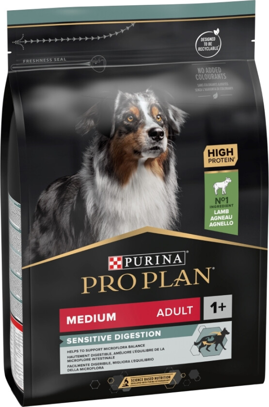 Purina Pro Plan Dog OptiDigest Adult Medium Sensitive Digestion Lamb (3 kg)