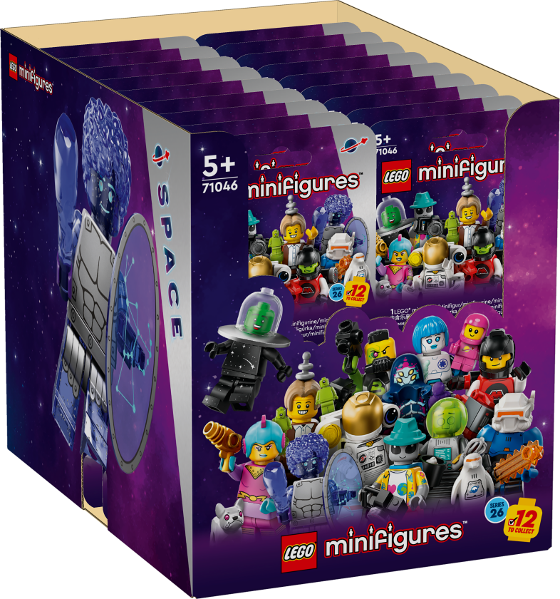 Lego Minifigures 71046 Space - Display Box (36 poser)