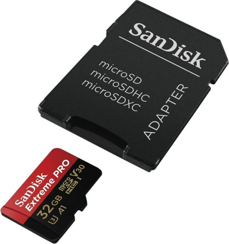 Extreme Pro microSD/SD - 100MB/s - 32GB