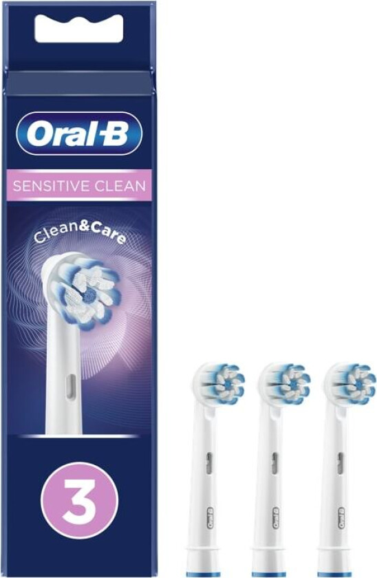 Oral-B Børstehode Sensitive Clean&Care 3pk