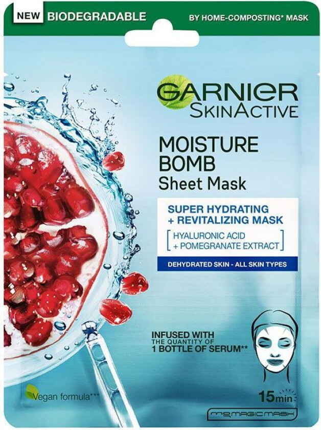 Bilde av Maske Skin Active Moisture Bomb 28g