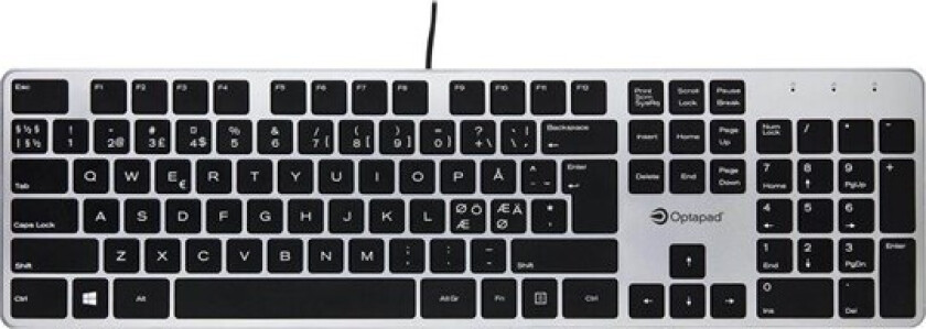 Keyboard Kablet Nordisk Tastatur
