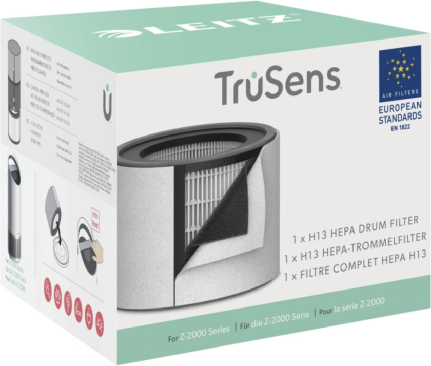 Bilde av Erstatnings 3-i-1 H13 HEPA-filter for TruSens Z-2000 medium luftrenser