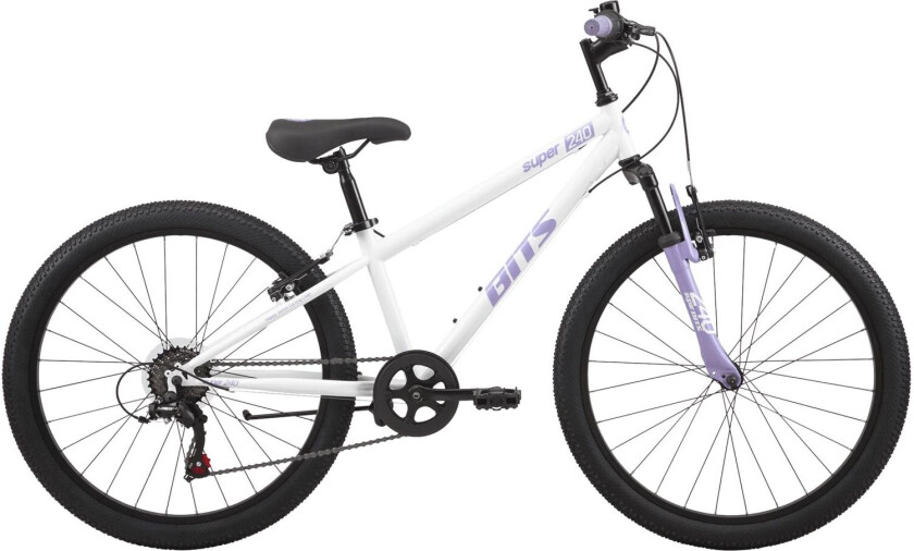 Super 24 WHITE/VIOLET 24, terrengsykkel, junior White/Violet