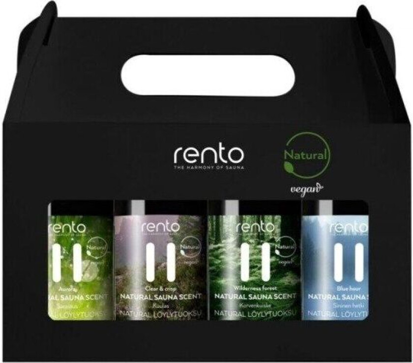 Rento Natur Sauna Duft Gaveeske4x100ml