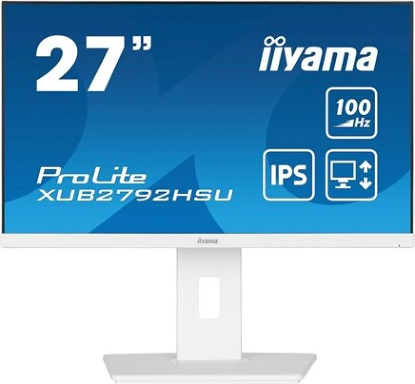 27" iiyama ProLite XUB2792HSU-W6 - LED monitor - Full HD (1080p) - 27" - 1 ms - Skjerm