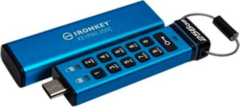 Bilde av Ironkey Keypad 200 256gb Usb 3.2 Gen 1 / Usb-c