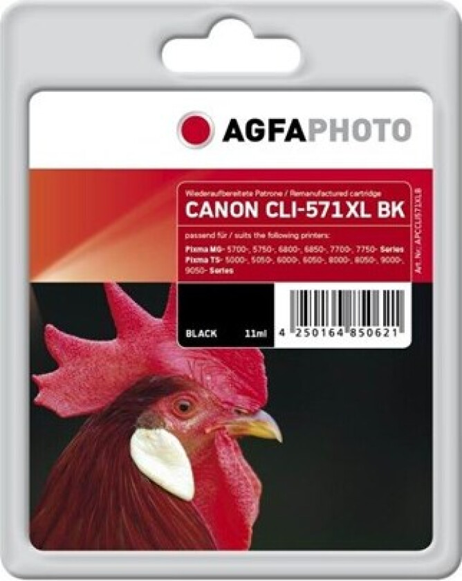 Photo - black - compatible - remanufactured - ink cartridge - Blekkpatron Svart