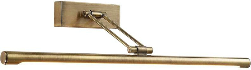 Dimitrij LED-bildelampe i antikk messing