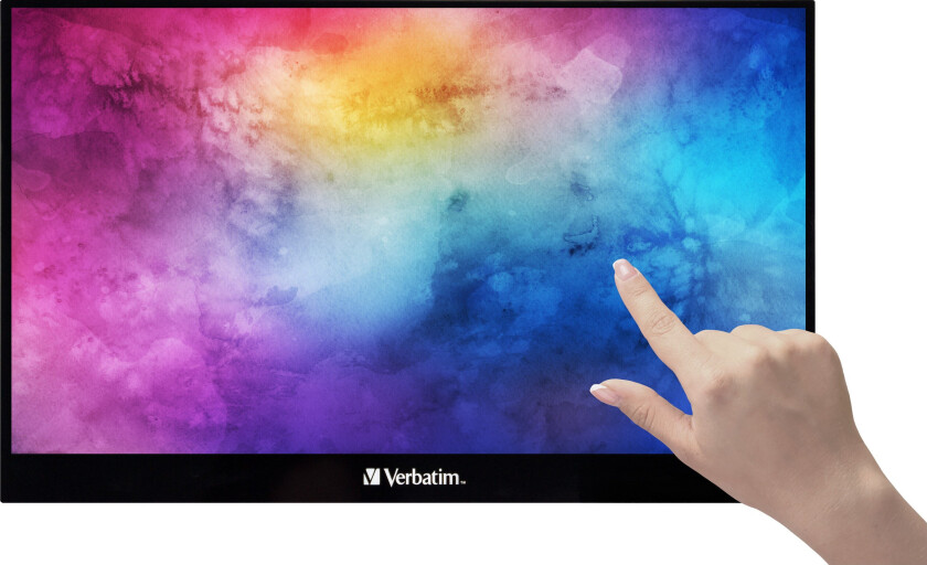 17" Verbatim PMT-17 - LED monitor - Full HD (1080p) - 17.3" - Skjerm