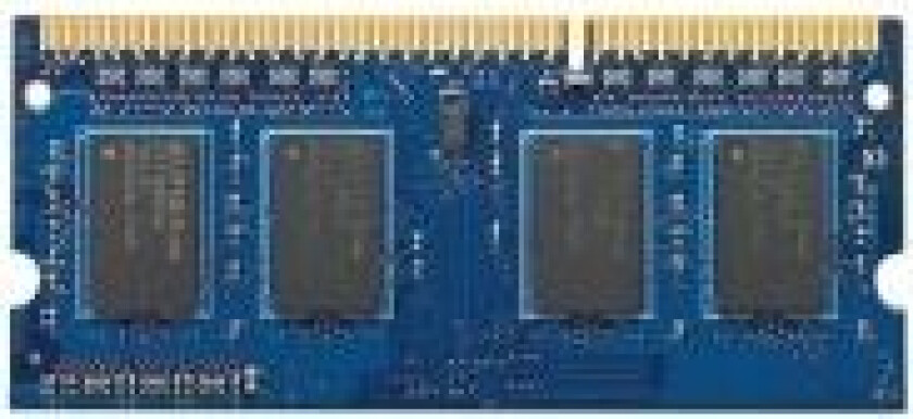 - DDR3 - modul - 4 GB - SO DIMM 204-pin - 1600 MHz / PC3-12800 - ikke-bufret - ikke-ECC