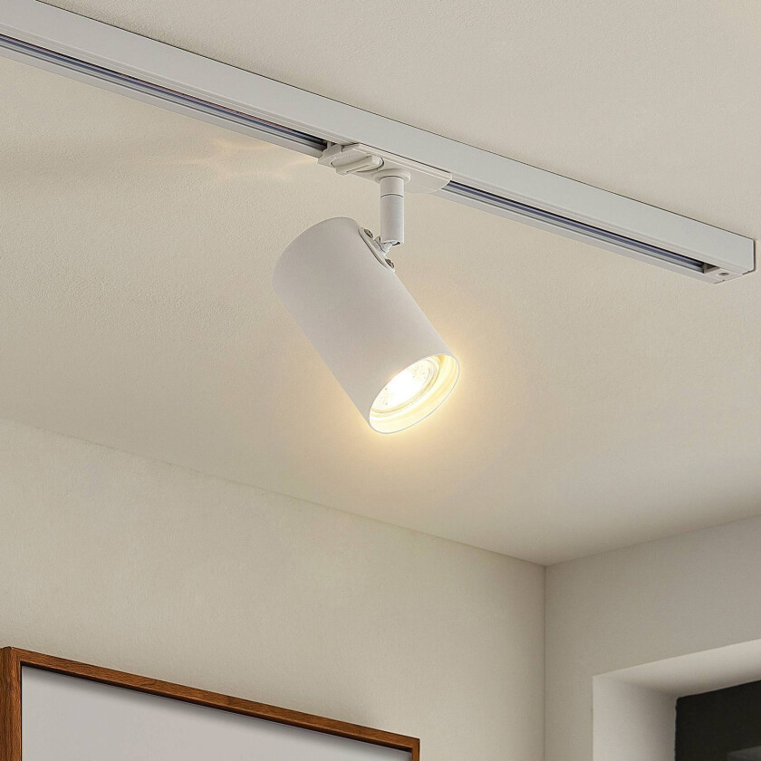 Linaro skinnespotlight, 1-faset, hvit