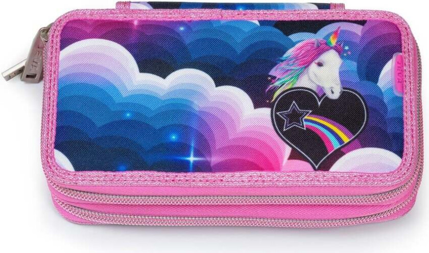 JEVA - Pencil Case TwoZip - Unicorn Heaven (8865-22)