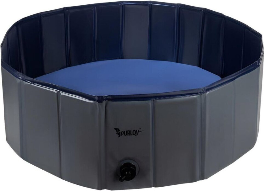 Sammenleggbar basseng for hund - 100 x 30 cm