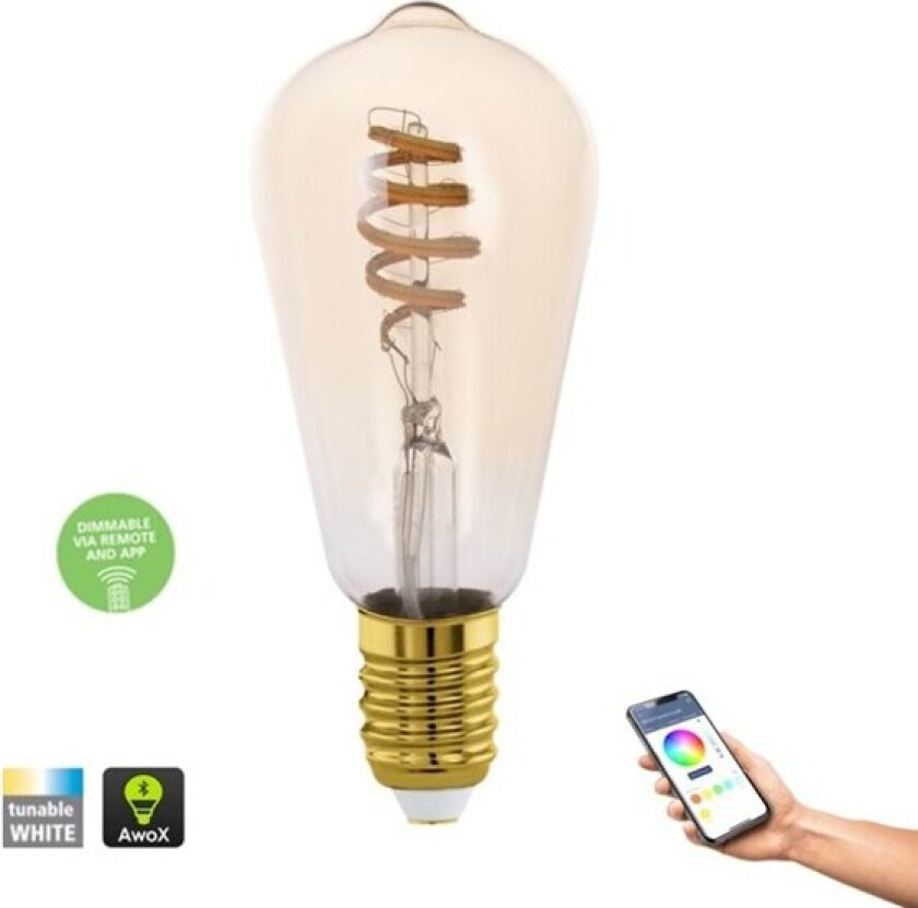 Connect-Z LED-Z Spiral Lyskilde SMARTLIGHT E27 Amber