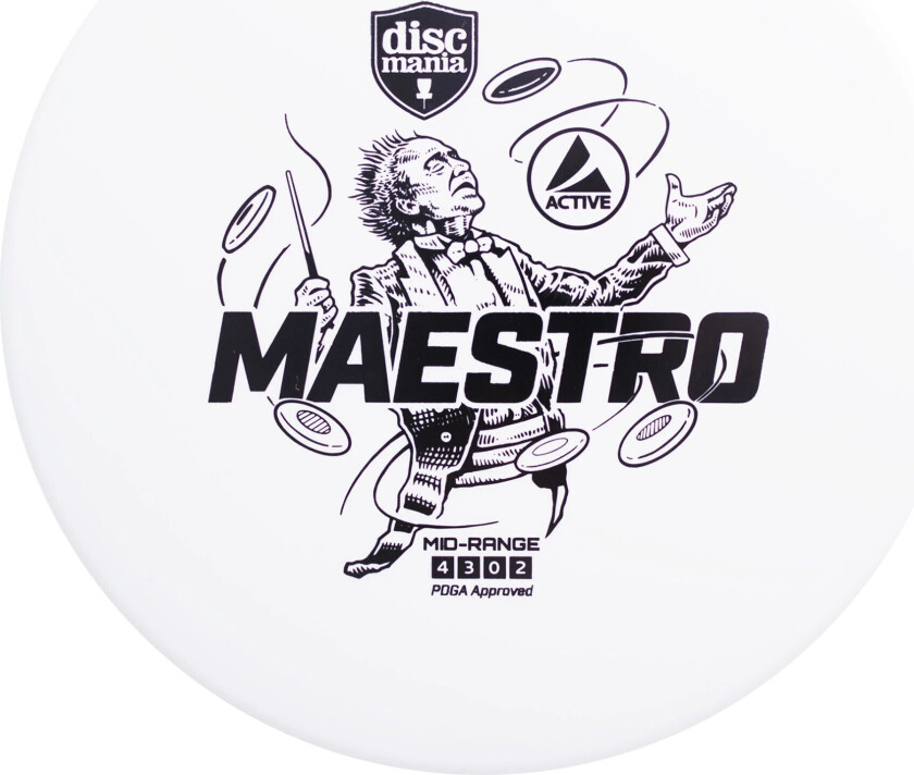 Active Midrange Maestro White, midrange frisbeegolf White