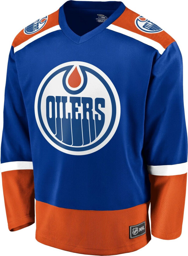 NHL Replica Jersey Edmonton Oilers, hockeytrøye, herre Blue/Orange