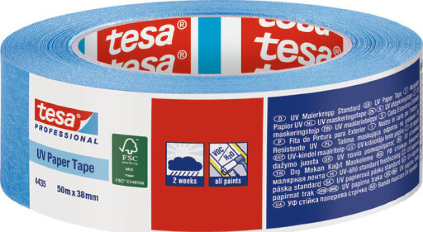 tesa maskeringstape 4435 UV 38 mm x 50 m