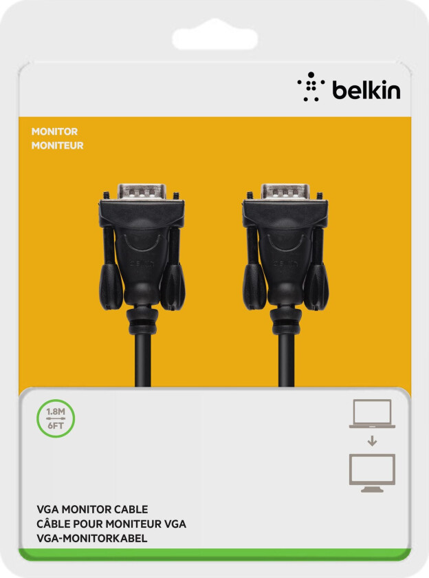 Bilde av VGA-kabel Belkin F2N028BT 1,8 m