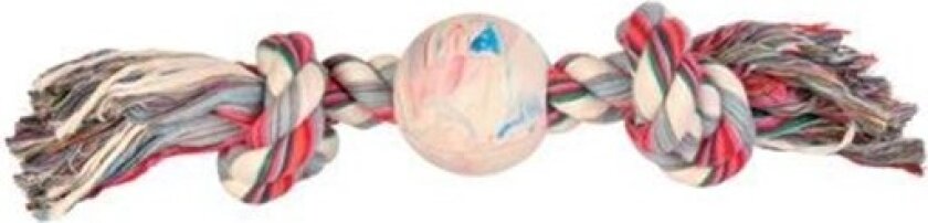 Playing Rope with Ball 7.5cm assorted colours