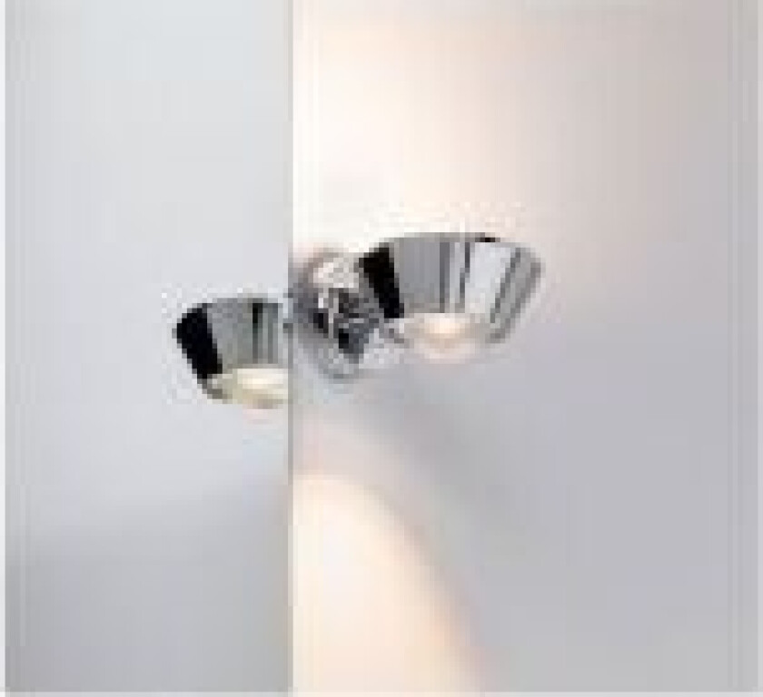 709.47, Overflatebehandlet, Rund, 1 ampuller, 2700 K, IP44, Kromfarget