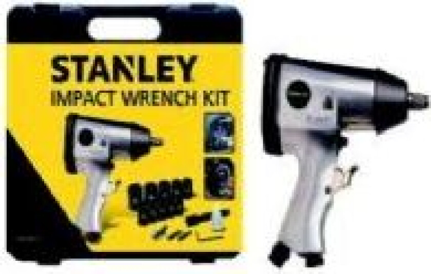 Stanley 160157XSTN, Slagtrekker, Sort, Sølv, 1/2, 4600 RPM, 200 l/min, 6 stang