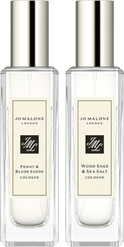 Bilde av Peony & Blush Suede + Wood Sage & Sea Salt Cologne Scent Pairing Duo 2 x 30 ml