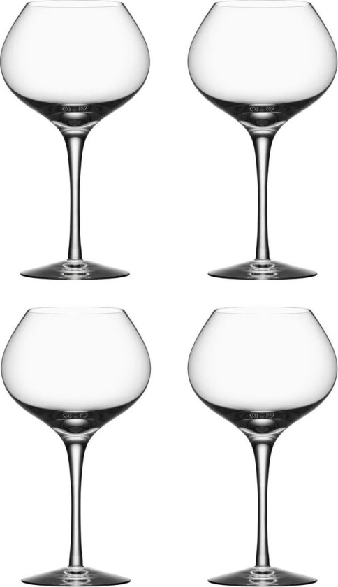 More Mature rødvinsglass 4-pakn. 48 cl