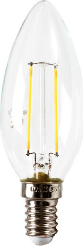 Led Proxima B35 stearinlys E14 C827 250lm 2,5W 15000H klar