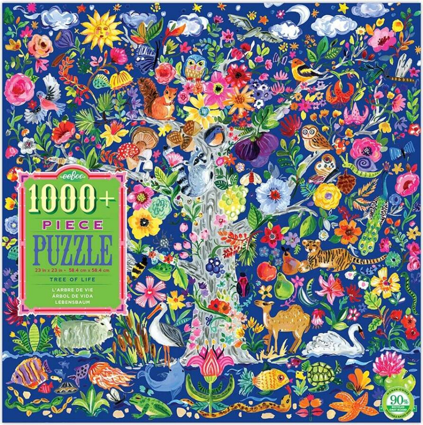 eeBoo - Puzzle - Tree of Life, 1000 pc (EPZTTOL)