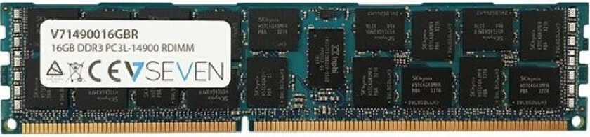 - DDR3 - module - 16 GB - DIMM 240-pin - 1866 MHz / PC3-14900 - registered