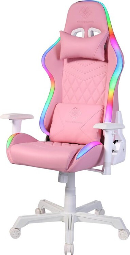 Gaming Pink Line PCH90 Gaming Chair with full RGB Lightning - Pink