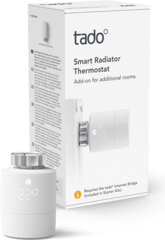 Tado Ekstra termostat til Radiator V3+ 1-pk.