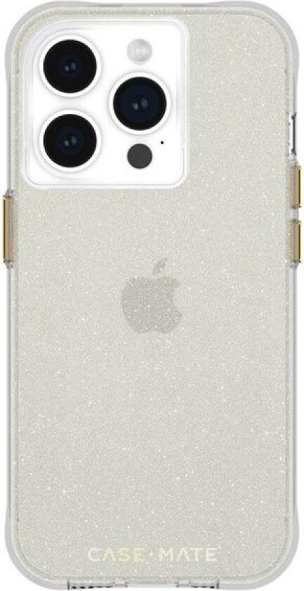 Case Mate Sheer Crystal case, champagne gold - iPhone 15 Pro