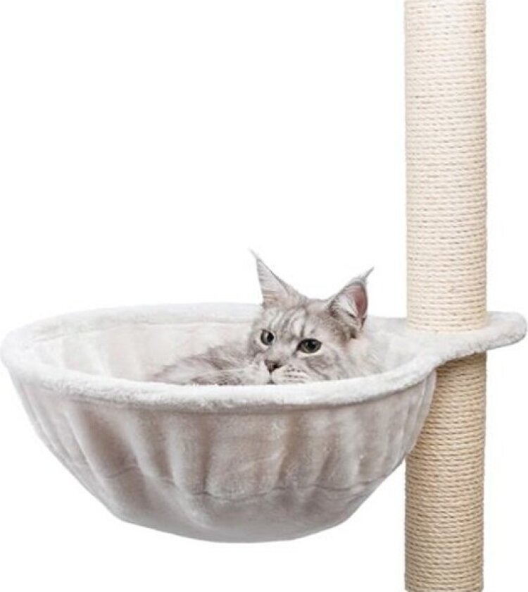 Cuddly bag XXL scratching posts extra-strong plush ø 45 cm light grey