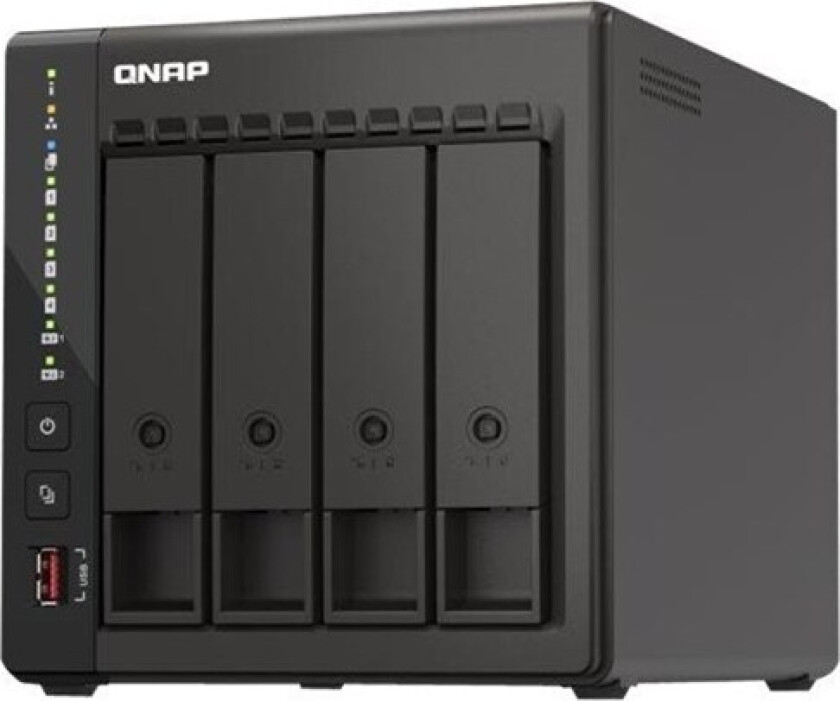 Qnap Ts-453e-8g 4-bay Desktop Nas Cel J6412 8gb 0tb Nas-server